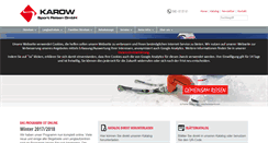 Desktop Screenshot of karow-reisen.de